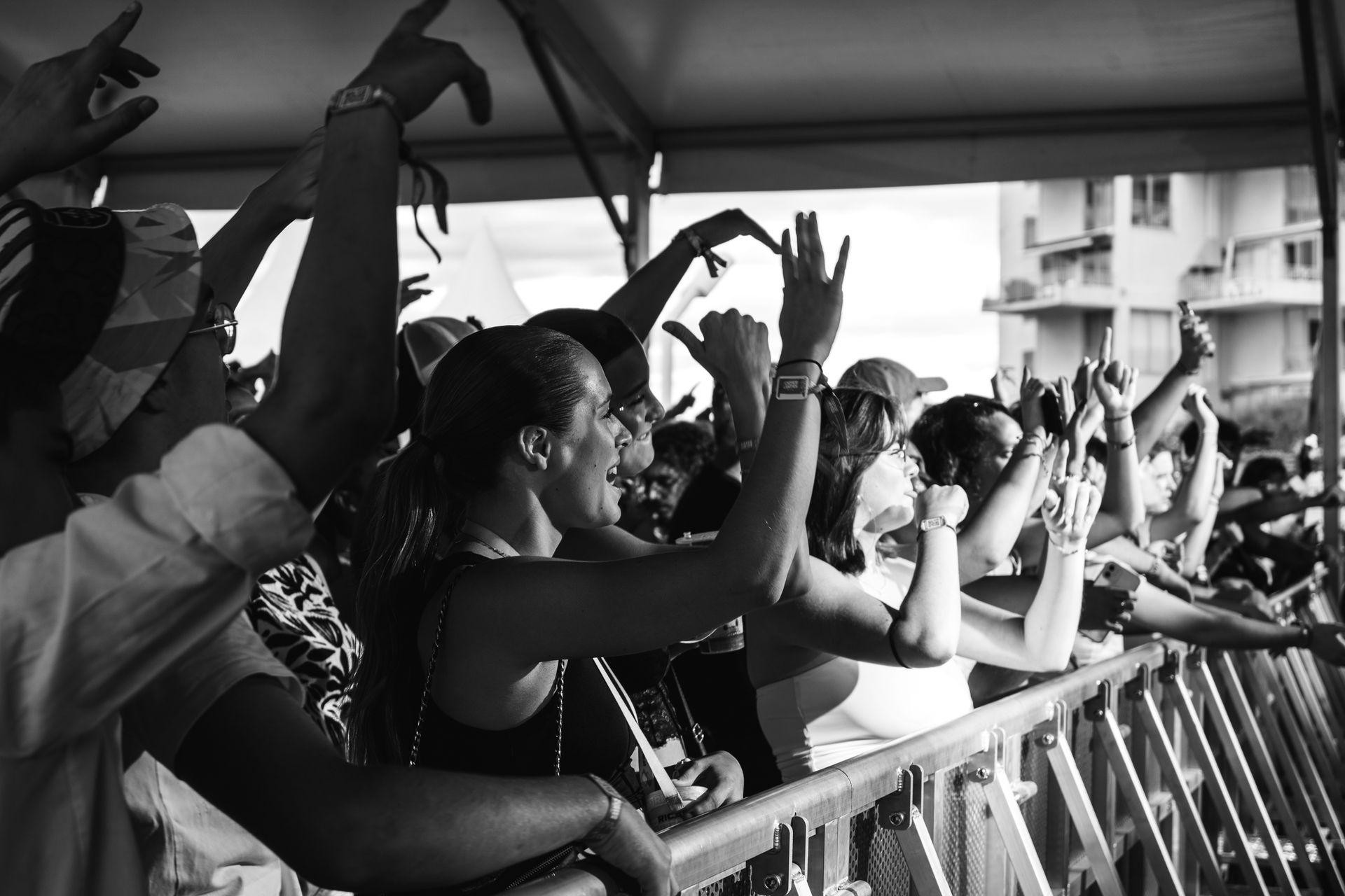 la foule en train de danser